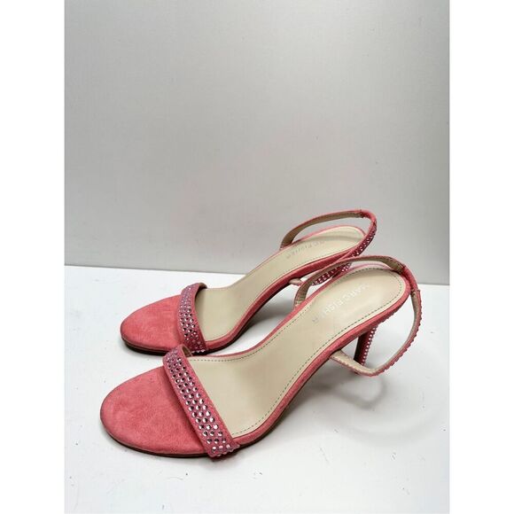 Marc Fisher Sandals Womens‎ Size 8 Betila Slingback Heels Rhinestone Accents - Picture 7 of 11